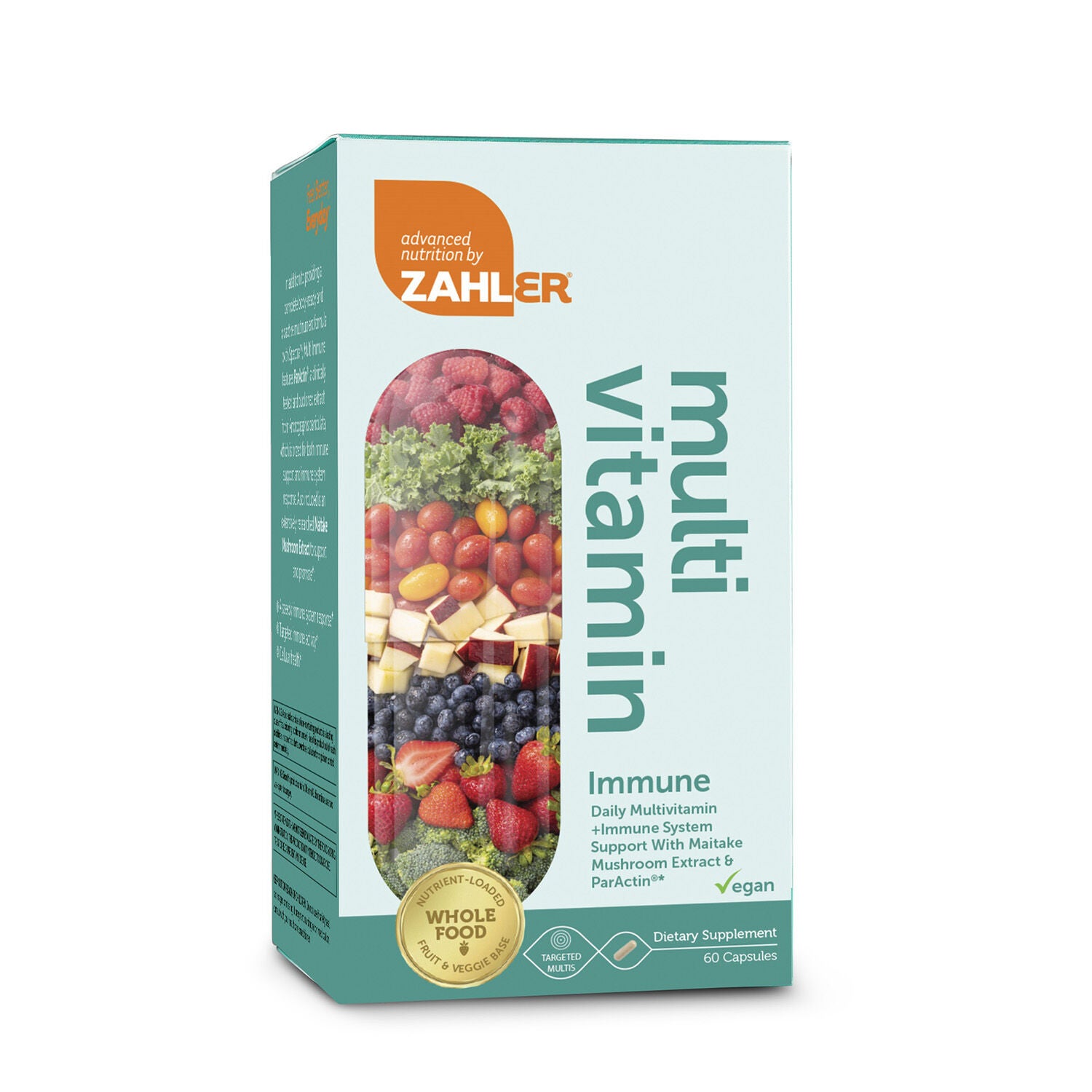 Multi Vitamin + Immune System Support - 60 Capsules (30 Servings)  | GNC